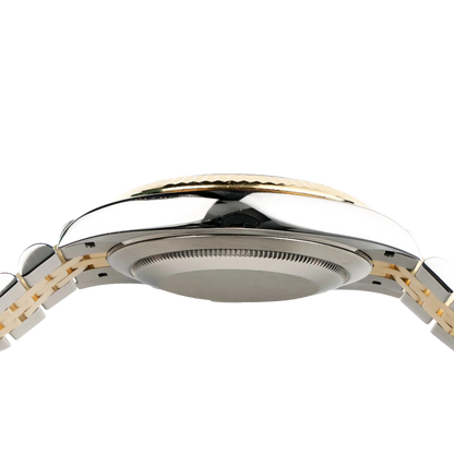 Datejust 41mm Stainless Steel Yellow Gold Black Diamond Dial Jubilee 126333-006