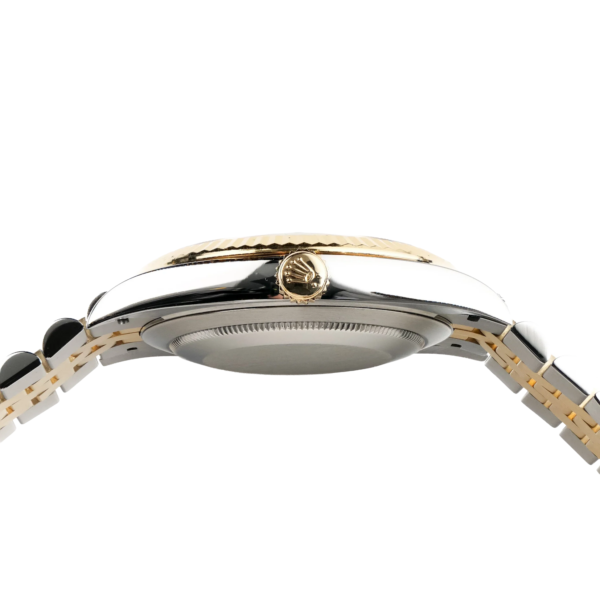 Datejust 41mm Stainless Steel Yellow Gold Black Diamond Dial Jubilee 126333-006
