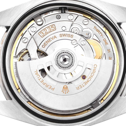 Datejust 41mm Steel White Gold Fluted Motif Dial Mens Watch 126334