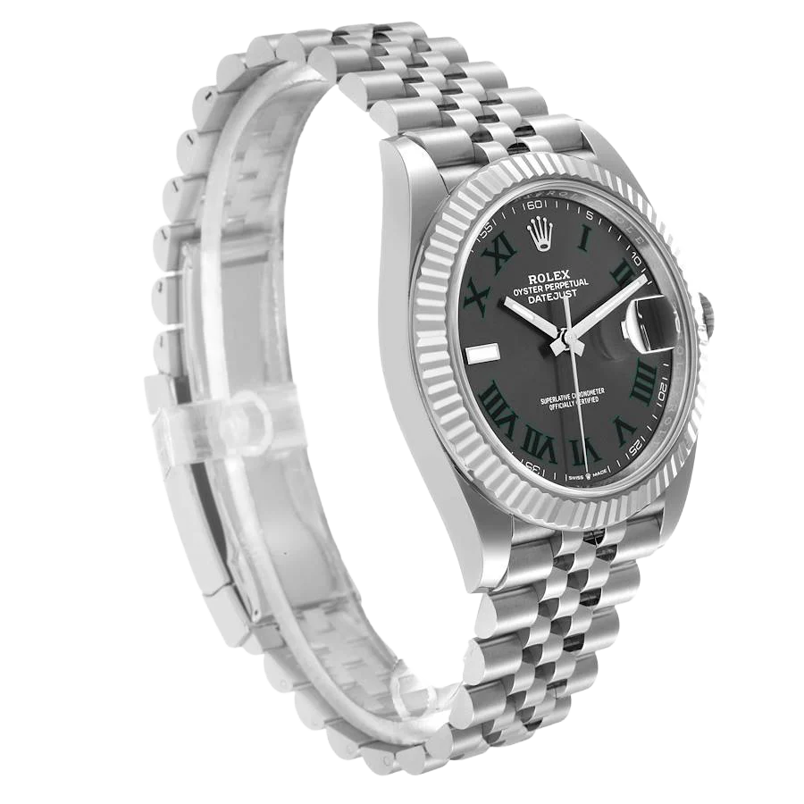 Datejust 41mm 126334 Wimbledon Stainless Steel Slate Dial Oyster