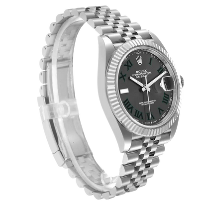 Datejust 41mm 126334 Wimbledon Stainless Steel Slate Dial Oyster