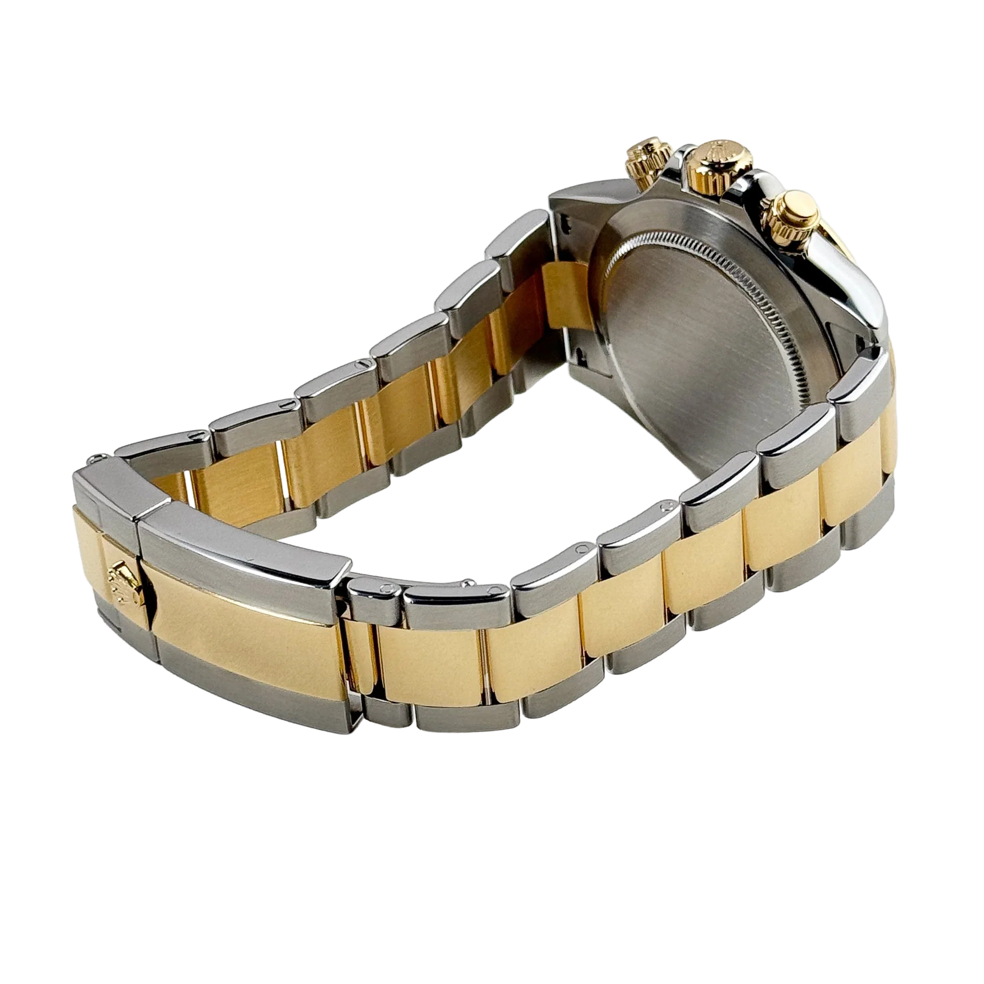 Daytona 40mm Yellow Gold Stainless Steel Black Dial 116503