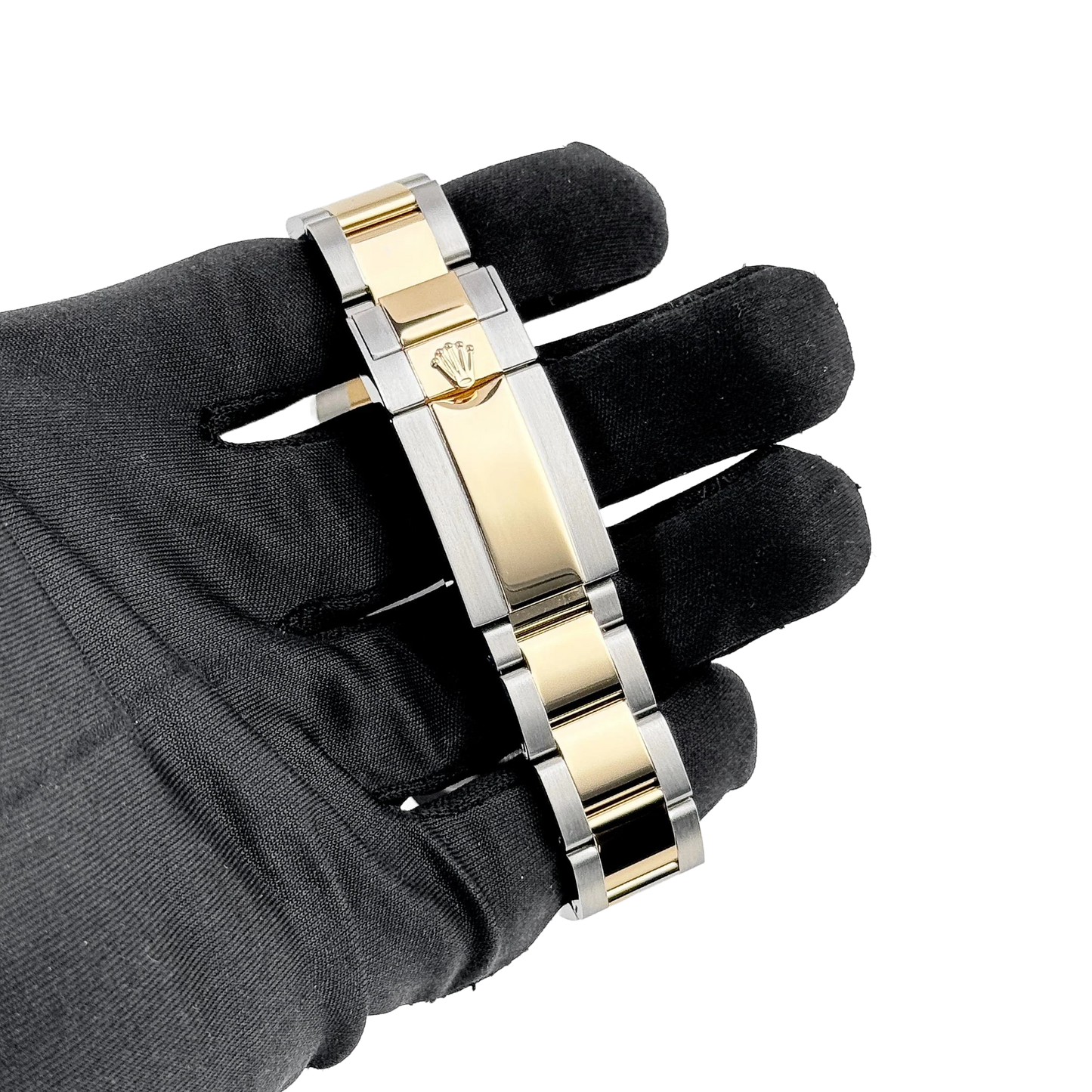 Daytona 40mm Yellow Gold Stainless Steel Black Dial 116503