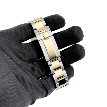 Daytona 40mm Yellow Gold Stainless Steel Black Dial 116503