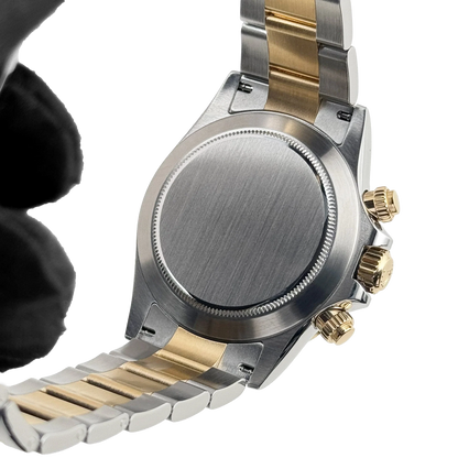 Daytona 40mm Yellow Gold Stainless Steel Black Dial 116503
