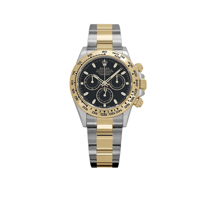Daytona 40mm Yellow Gold Stainless Steel Black Dial 116503