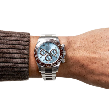 Daytona 116506 Platinum Ice Blue Arabic Dial 40mm