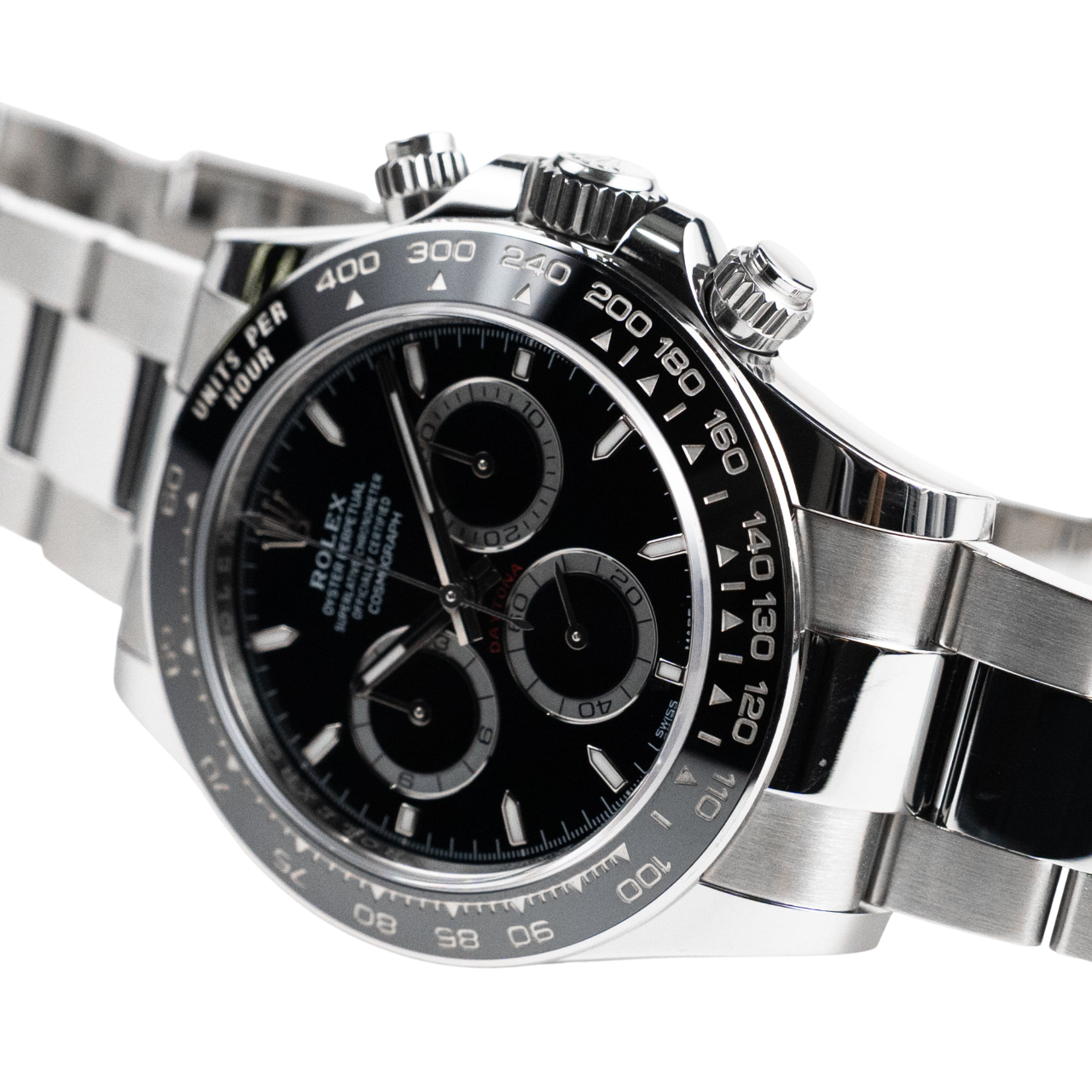 Daytona Panda 40mm Chronograph Black Dial Mens Watch M126500LN-0002