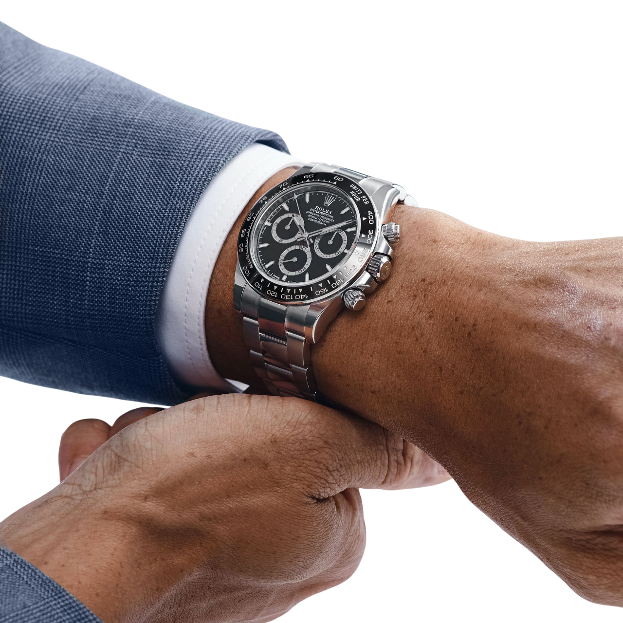 Daytona Panda 40mm Chronograph Black Dial Mens Watch M126500LN-0002