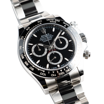 Daytona Panda 40mm Chronograph Black Dial Mens Watch M126500LN-0002