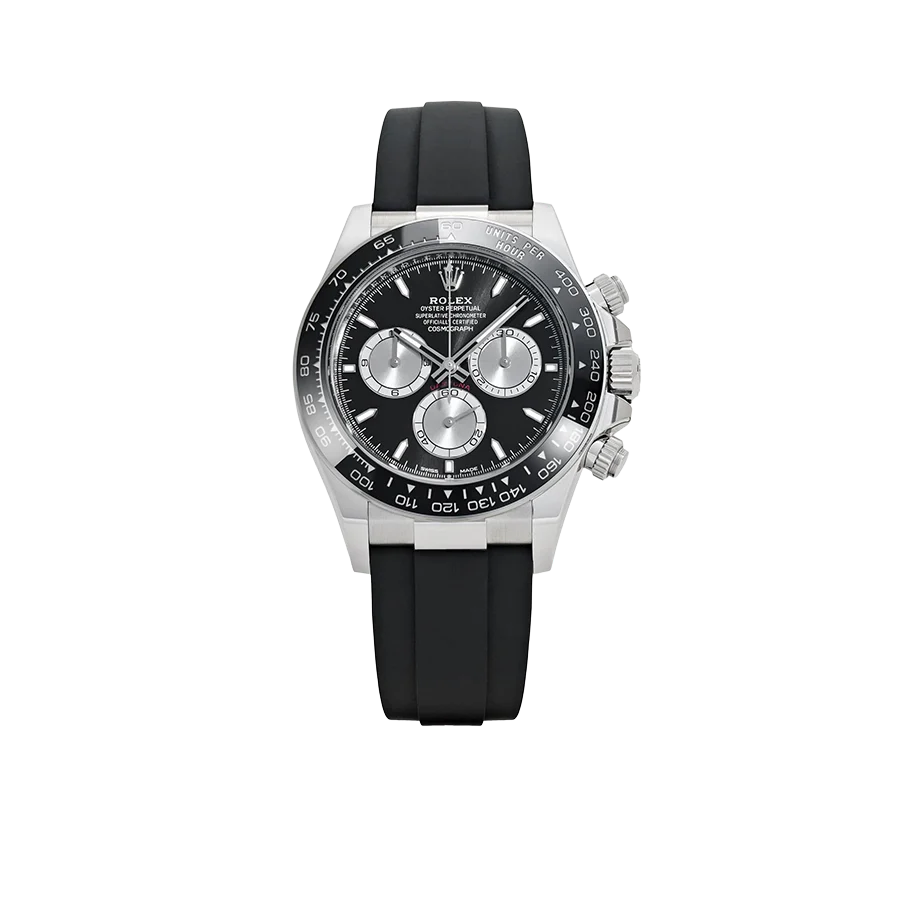 Daytona 40mm Baby Le Mans White Gold Black Dial 126519LN