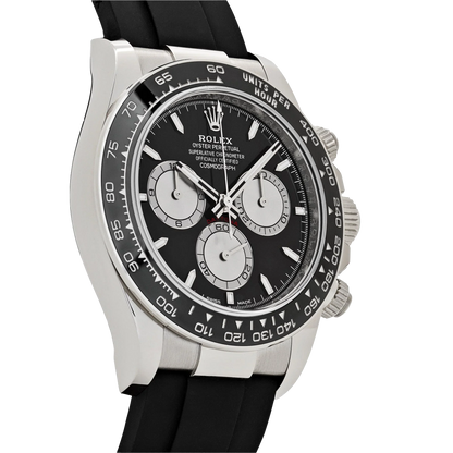 Daytona 40mm Baby Le Mans White Gold Black Dial 126519LN