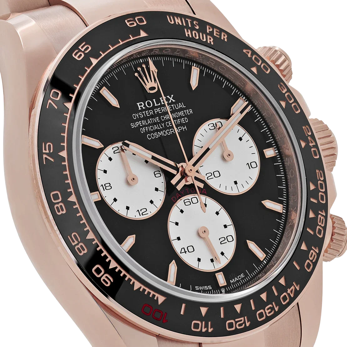 Daytona 40mm Le Mans Rose Gold Bright Black Dial (2025) 126525LN