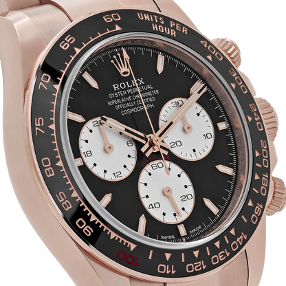 Daytona 40mm Le Mans Rose Gold Bright Black Dial (2025) 126525LN