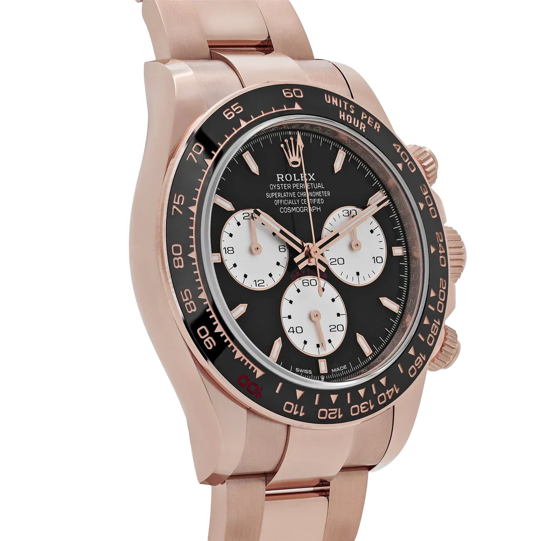 Daytona 40mm Le Mans Rose Gold Bright Black Dial (2025) 126525LN