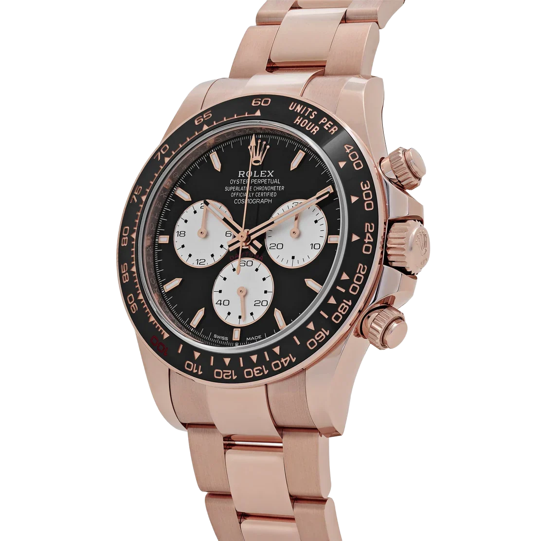 Daytona 40mm Le Mans Rose Gold Bright Black Dial (2025) 126525LN
