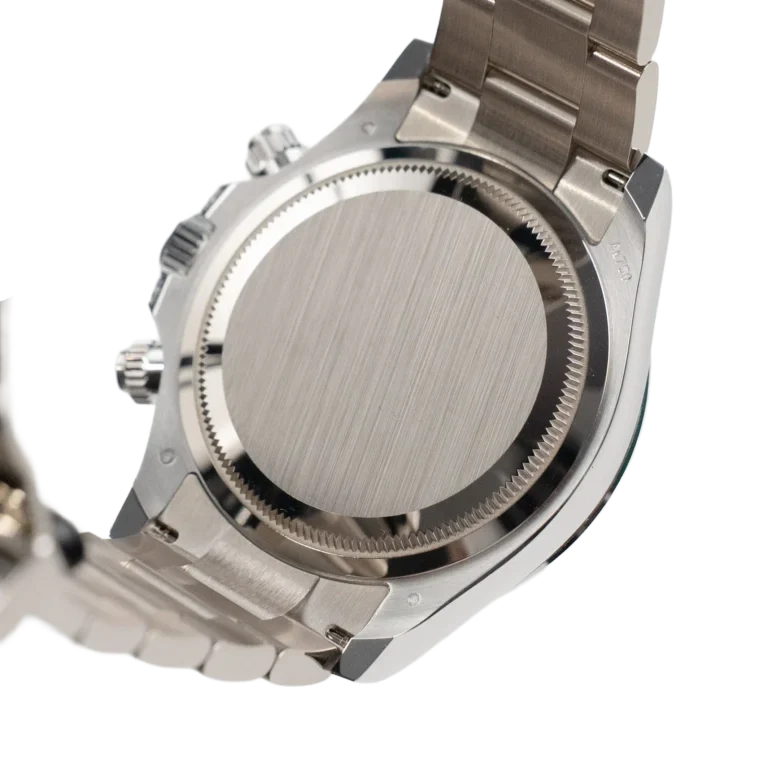 Daytona 40mm 126599TSA White Gold Silver Sheen Obsidian Dial Sapphire Bezel