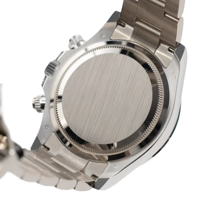 Daytona 40mm 126599TSA White Gold Silver Sheen Obsidian Dial Sapphire Bezel