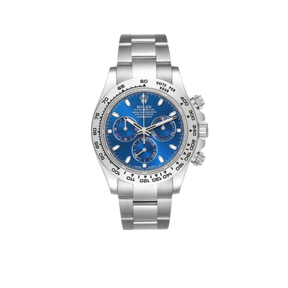 Daytona Blue Dial 40mmWhite Gold Chronograph Mens Watch 116509