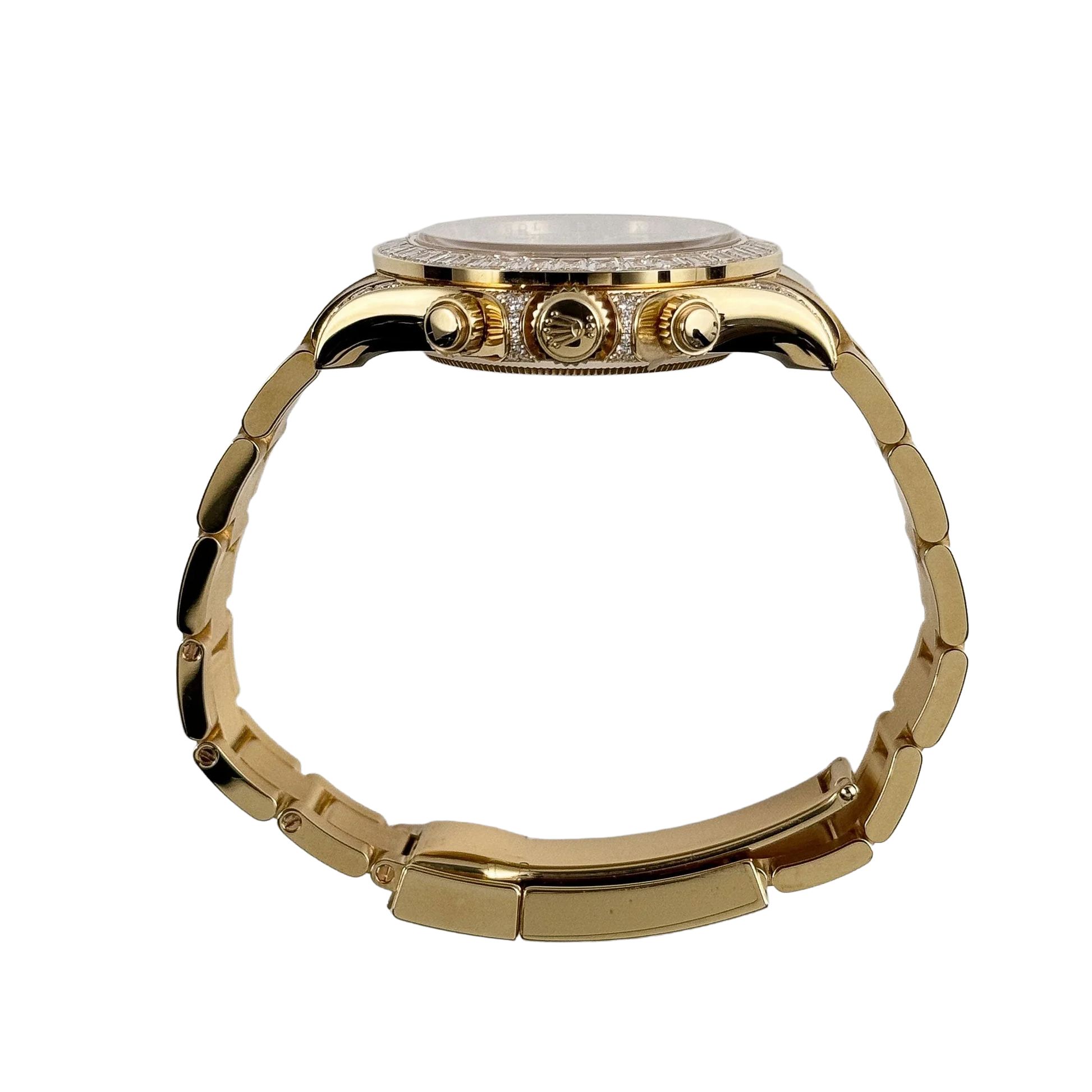 Daytona Eye of the Tiger 116598TBR Yellow Gold Diamond Dial (Super Clone)