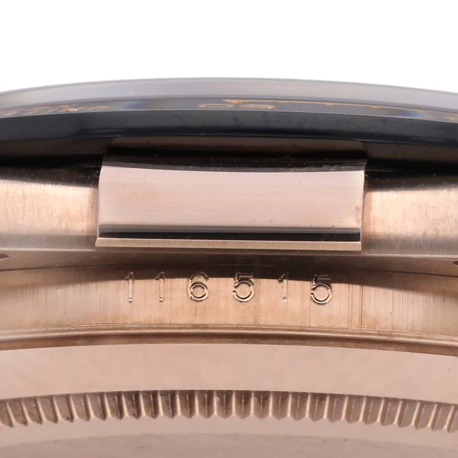 Daytona 40mm Rose Gold Oysterflex Mens Watch 116515LN