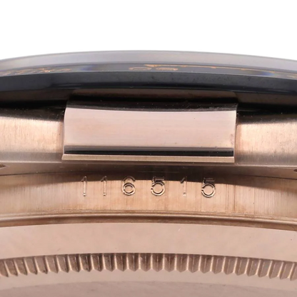 Daytona 40mm Rose Gold Oysterflex Mens Watch 116515LN