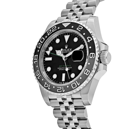 GMT-Master II Bruce Wayne Stainless Steel Black Dial Jubilee M126710GRNR-0003 New