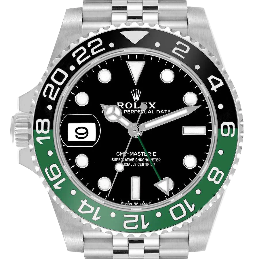 GMT Master II Sprite Bezel Steel Mens Watch 126720