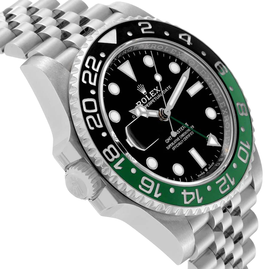 GMT Master II Sprite Bezel Steel Mens Watch 126720