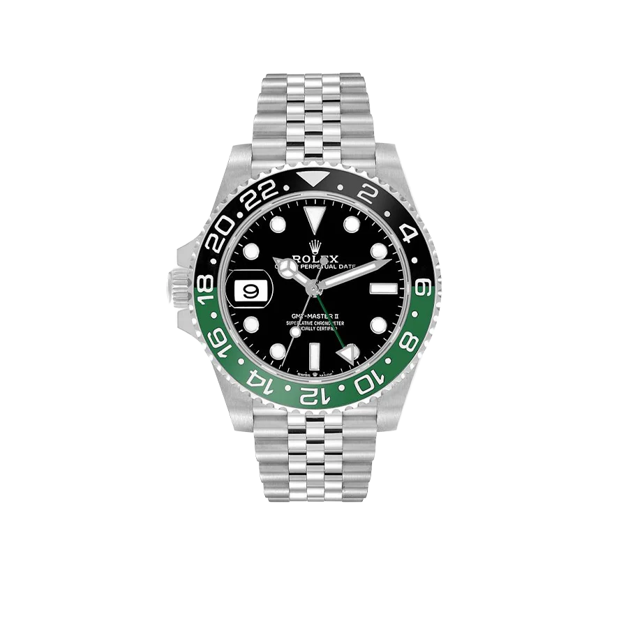 GMT Master II Sprite Bezel Steel Mens Watch 126720