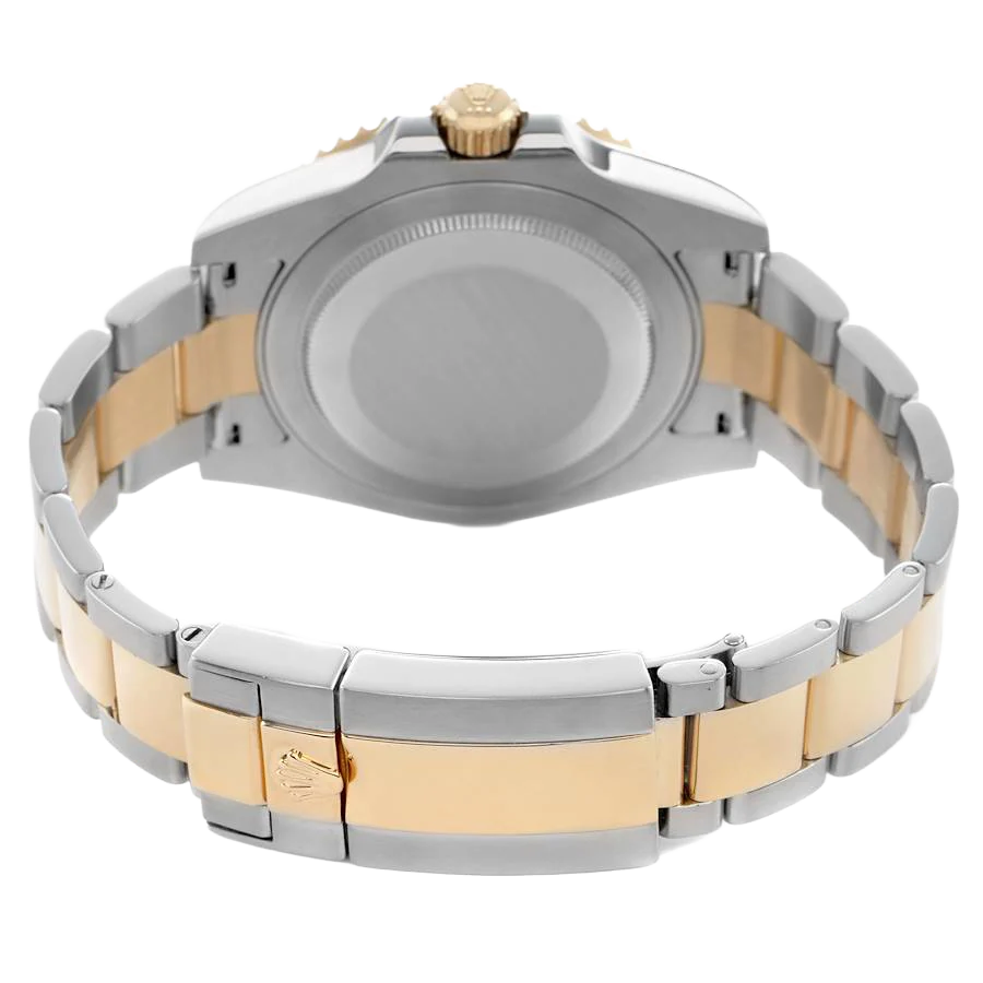 GMT Master II 40mm Steel Yellow Gold Mens Watch 116713