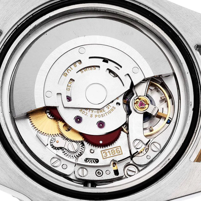 GMT Master II 40mm Steel Yellow Gold Mens Watch 116713