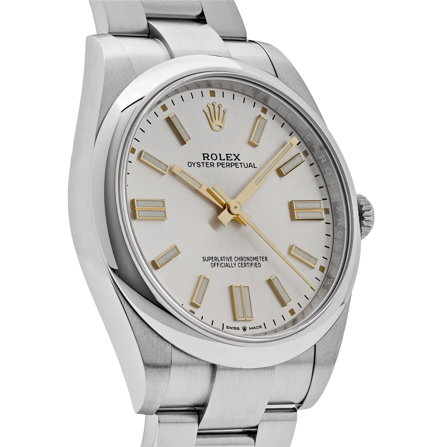 Oyster Perpetual 41mm Stainless Steel Silver Dial Men Watch 134300-0001 New 2025