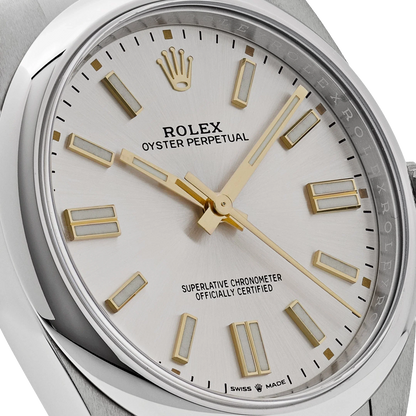 Oyster Perpetual 41mm Stainless Steel Silver Dial Men Watch 134300-0001 New 2025
