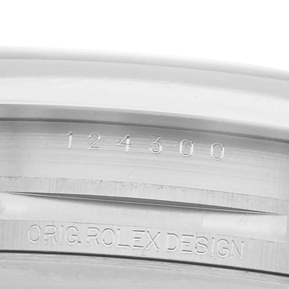 Oyster Perpetual 41mm Celebration Dial Steel Mens Watch 124300