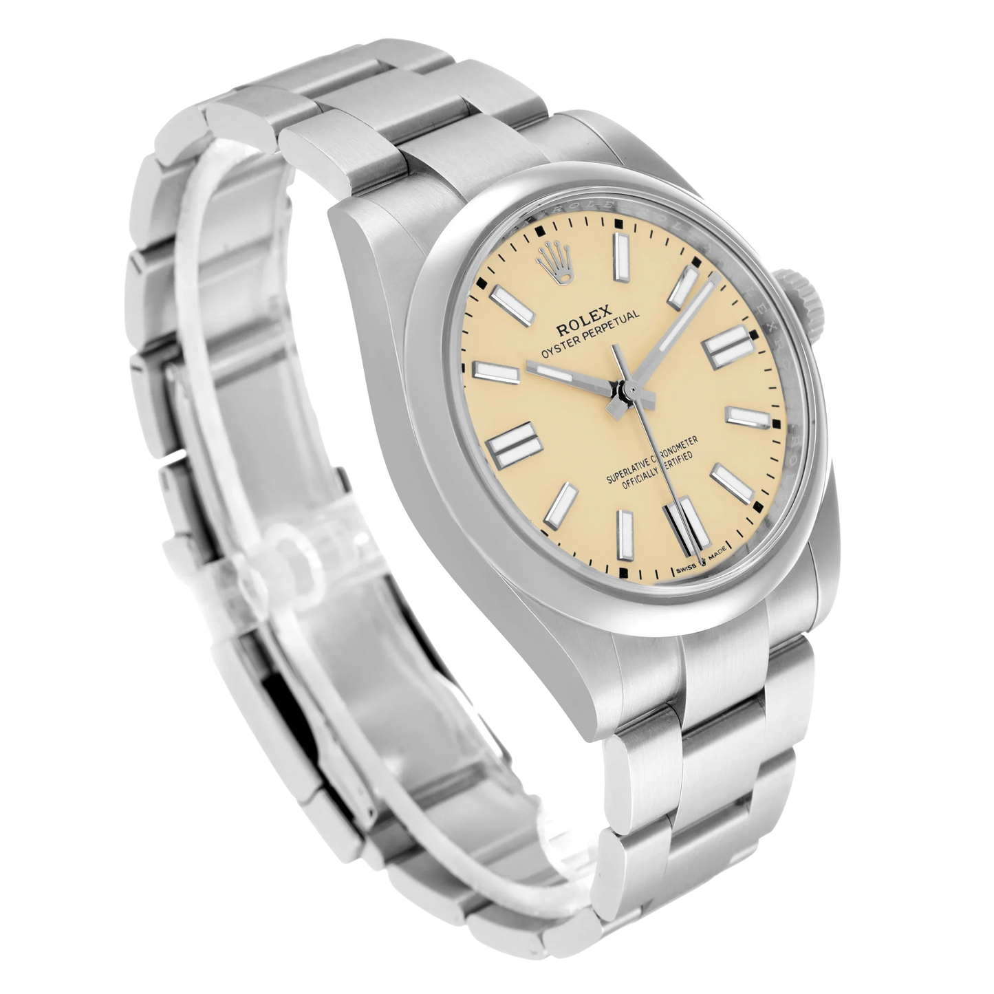 Oyster Perpetual 41mm Steel Beige Dial Mens Watch 134300