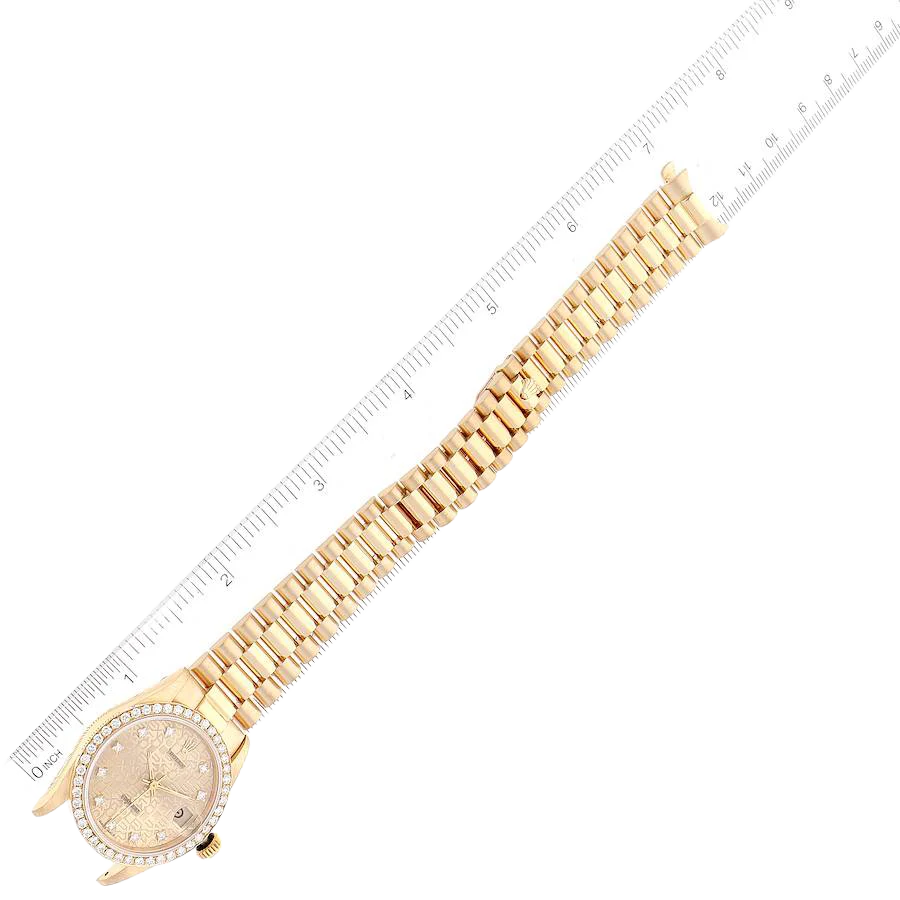 Lady-Datejust 31mm Midsize Yellow Gold Diamond Watch 68288