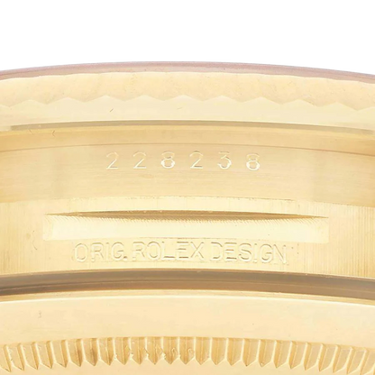 President Day-Date 40mm Yellow Gold Diamond Mens Watch 228238