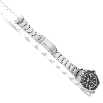 Seadweller Deepsea 44mm Black Dial Steel Mens Watch 136660 (Updated Dial)