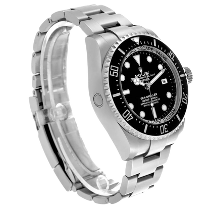Seadweller Deepsea 44mm Black Dial Steel Mens Watch 136660 (Updated Dial)