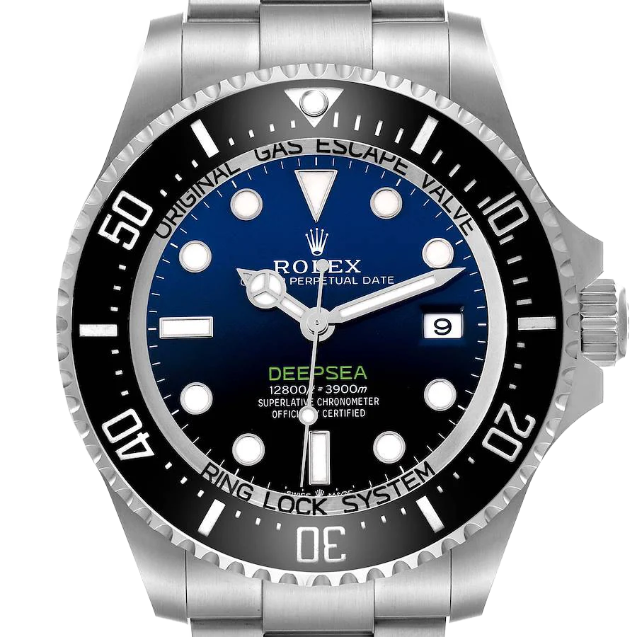 Seadweller Deepsea 44mm Cameron D-Blue Dial Steel Mens Watch 136660