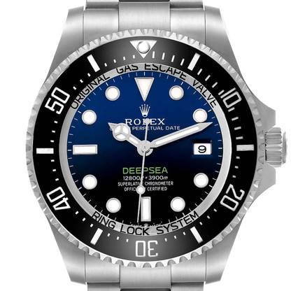 Seadweller Deepsea 44mm Cameron D-Blue Dial Steel Mens Watch 136660