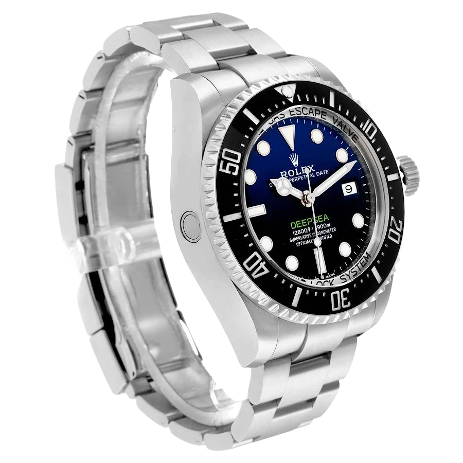 Seadweller Deepsea 44mm Cameron D-Blue Dial Steel Mens Watch 136660