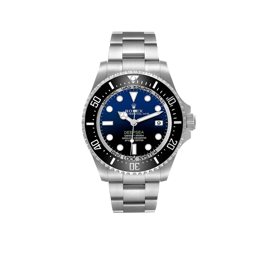 Seadweller Deepsea 44mm Cameron D-Blue Dial Steel Mens Watch 136660