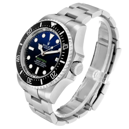 Seadweller Deepsea 44mm Cameron D-Blue Dial Steel Mens Watch 136660