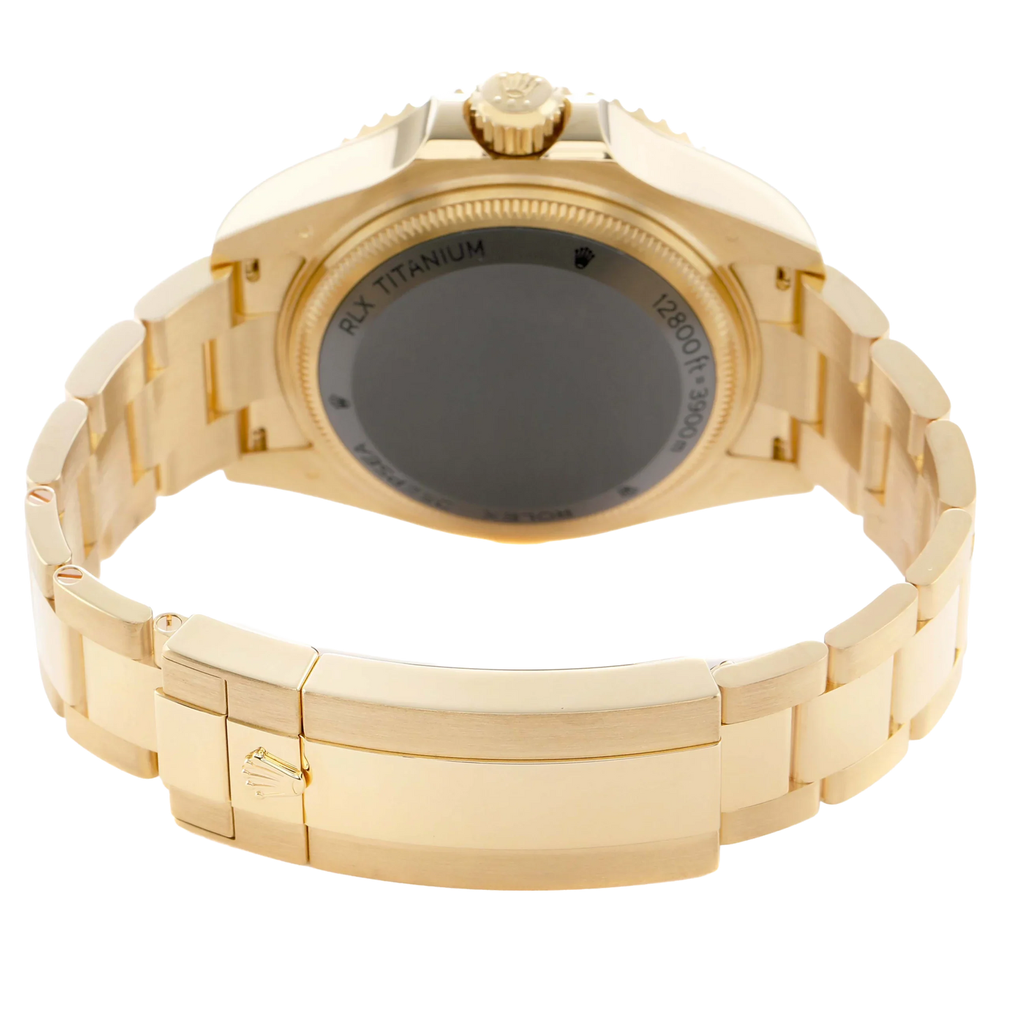 Seadweller Deepsea 44mm Yellow Gold Blue Dial Mens Watch 136668