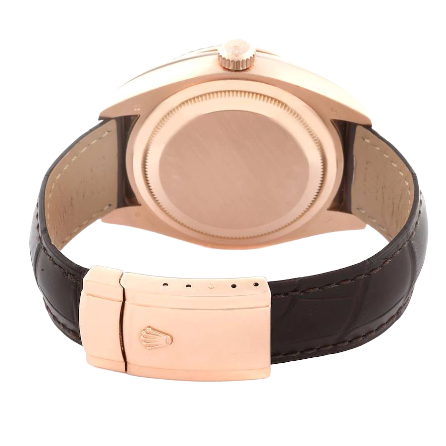 Sky-Dweller 42mm  Everose Chocolate Brown Dial Rose Gold Watch 326135