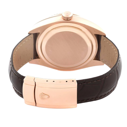 Sky-Dweller 42mm  Everose Chocolate Brown Dial Rose Gold Watch 326135