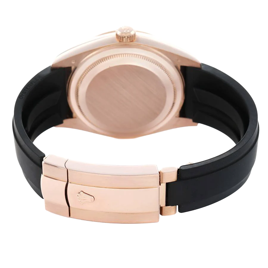 Sky-Dweller 42mm Rose Gold Chocolate Brown Dial Mens Watch 326235