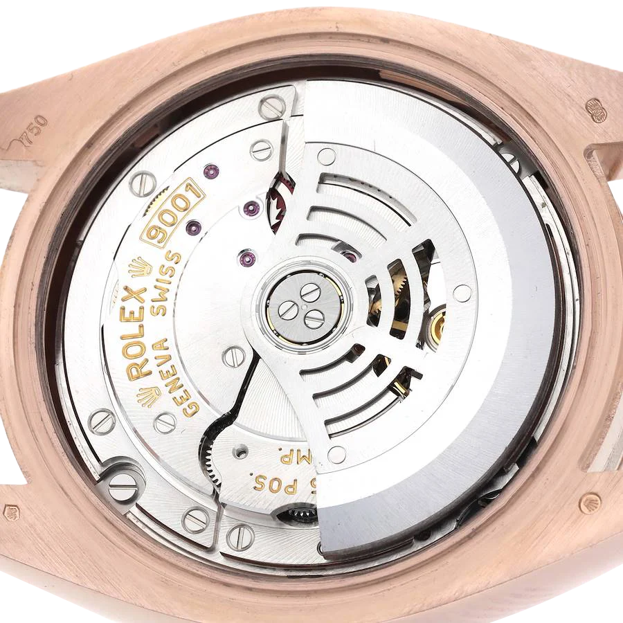 Sky-Dweller 42mm Rose Gold Chocolate Brown Dial Mens Watch 326935
